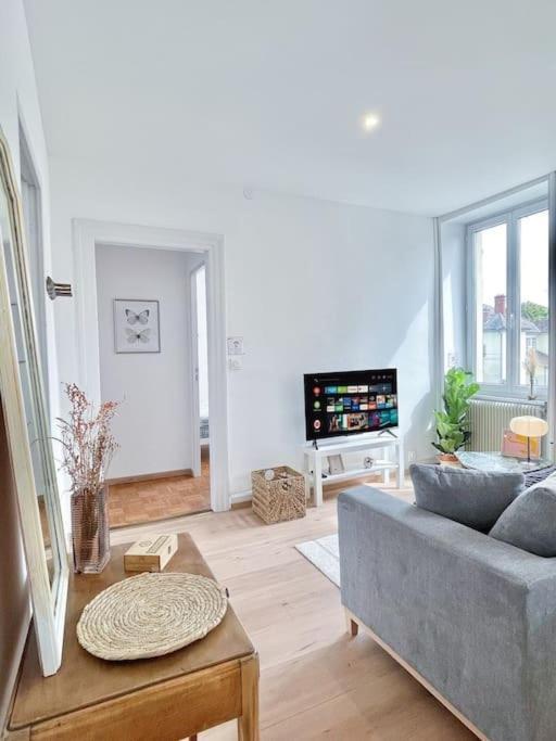 1 Appartement 3P Ideal Famille Travail Renove Lumineux Parking Gratuit Mulhouse Esterno foto