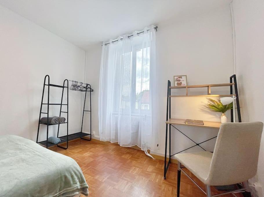 1 Appartement 3P Ideal Famille Travail Renove Lumineux Parking Gratuit Mulhouse Esterno foto