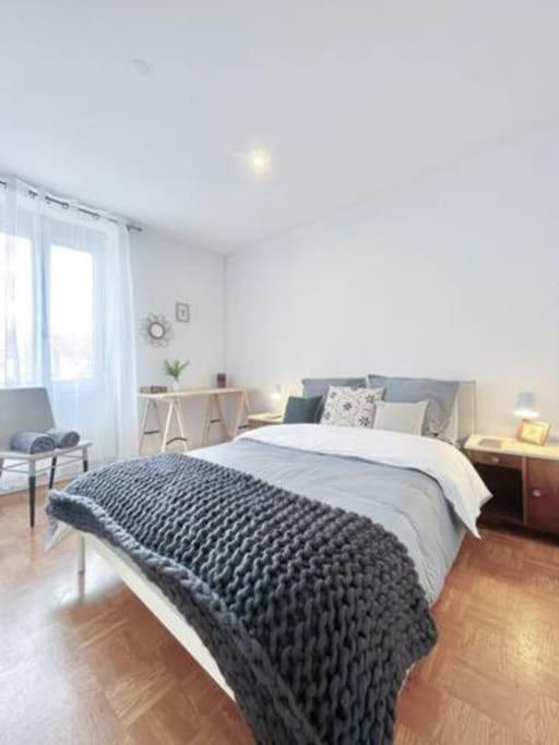 1 Appartement 3P Ideal Famille Travail Renove Lumineux Parking Gratuit Mulhouse Esterno foto